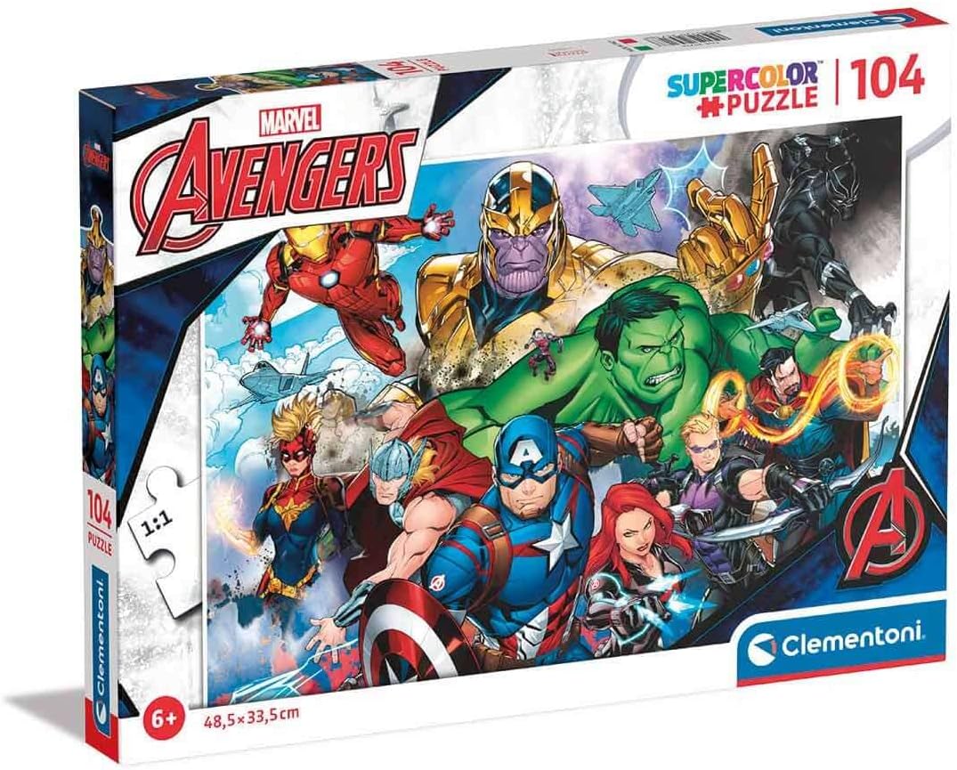 Clementoni Avengers Marvel, Multicolor (25718