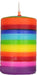 Unbekannt ahrens Pillar Candle Colourful Stripes