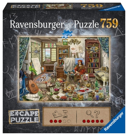 Escape puzzle - Atelier d'artiste - Ravensburger - Puzzle Escape Game 759 pieces - Des 14 ans