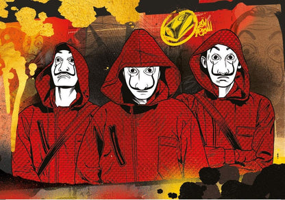 Clementoni 29104, La Casa di Carta/Money Heist Adults Puzzle-250 Pieces