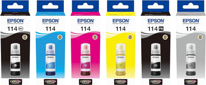 Epson EcoTank 114 Pigment Black Genuine Ink Bottle
