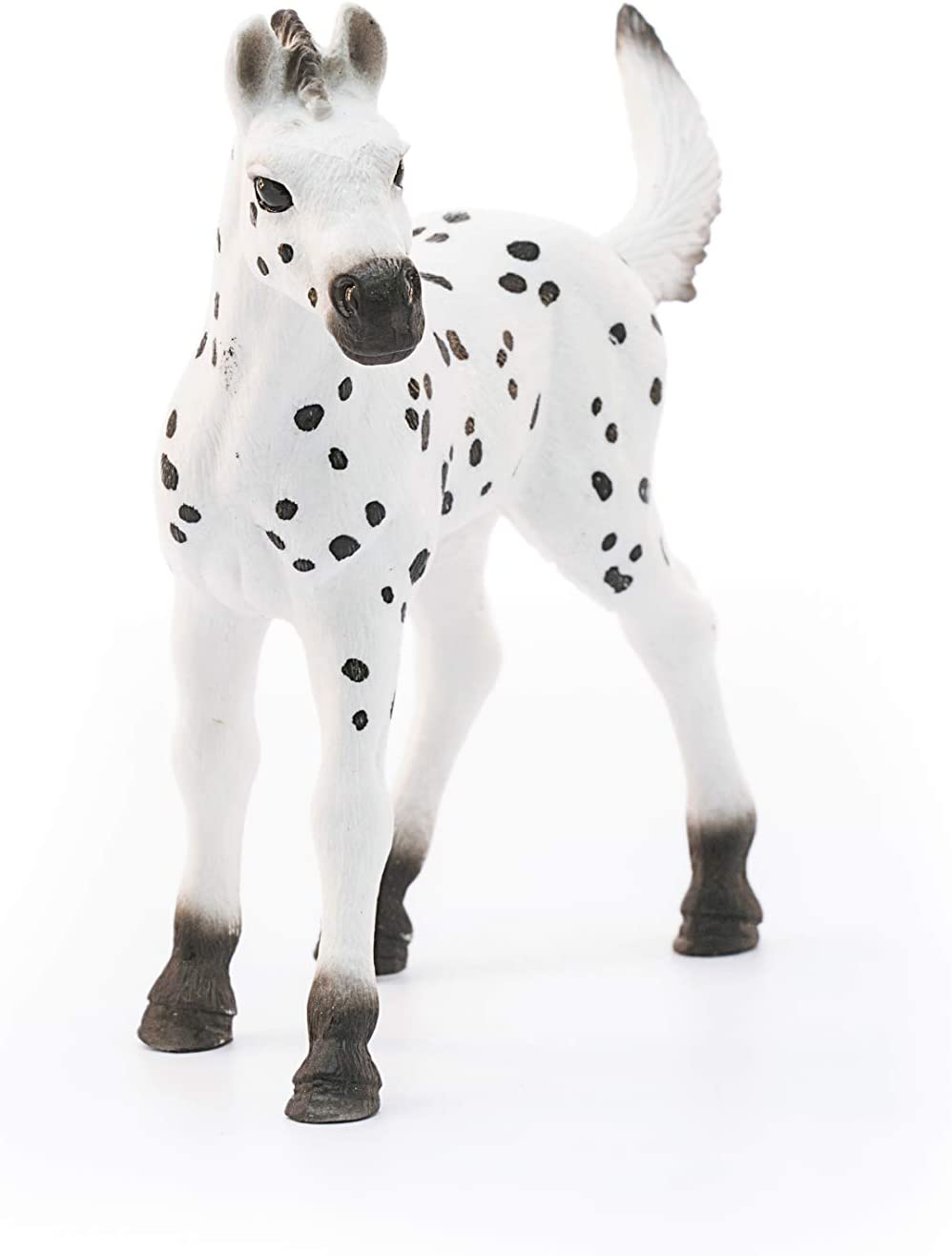 Schleich- Figura Potro Knabstrupper, 8,20 cm, Negro (13890
