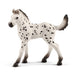 Schleich- Figura Potro Knabstrupper, 8,20 cm, Negro (13890