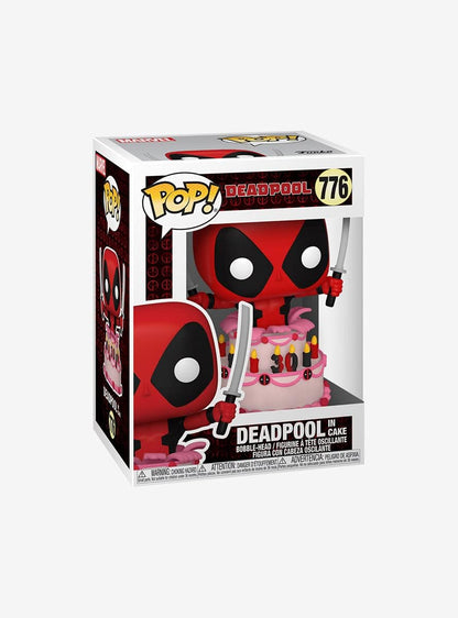 Funko Pop! Marvel: Deadpool 30th - Deadpool in Cake - Vinyl-Sammelfigur - Geschenkidee - Offizielle Handelswaren - Spielzeug Für Kinder und Erwachsene - Comic Books Fans - Modellfigur Für Sammler