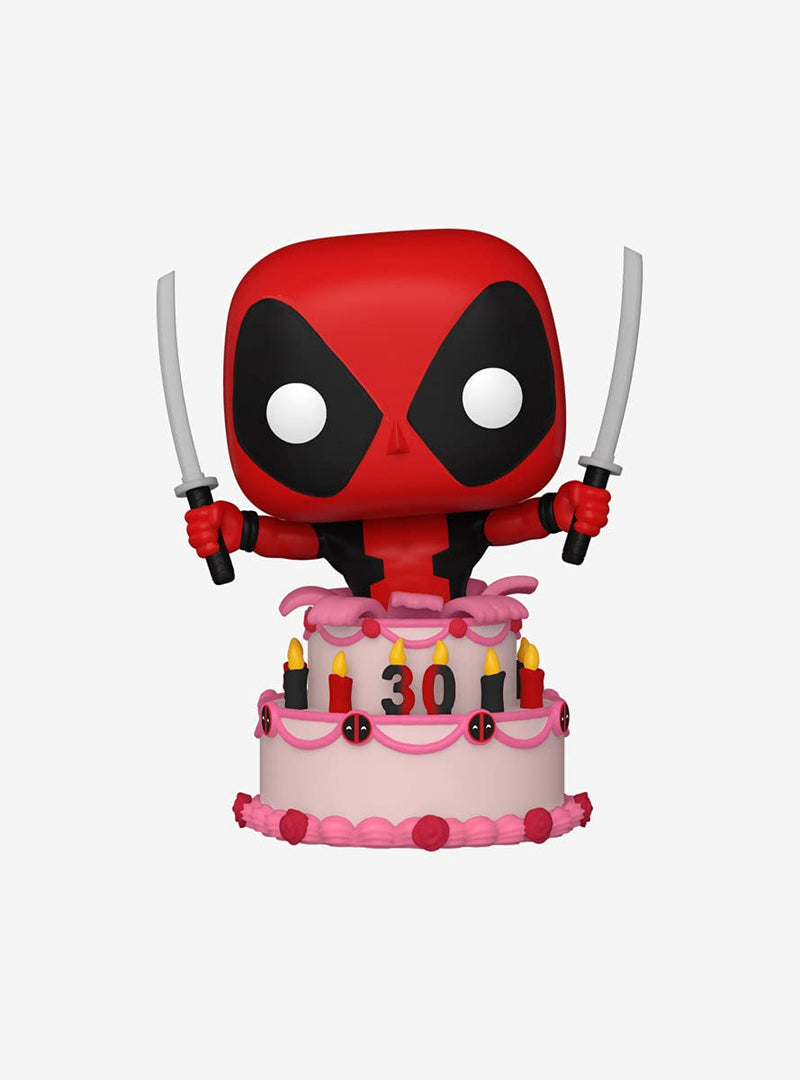 Funko Pop! Marvel: Deadpool 30th - Deadpool in Cake - Vinyl-Sammelfigur - Geschenkidee - Offizielle Handelswaren - Spielzeug Für Kinder und Erwachsene - Comic Books Fans - Modellfigur Für Sammler
