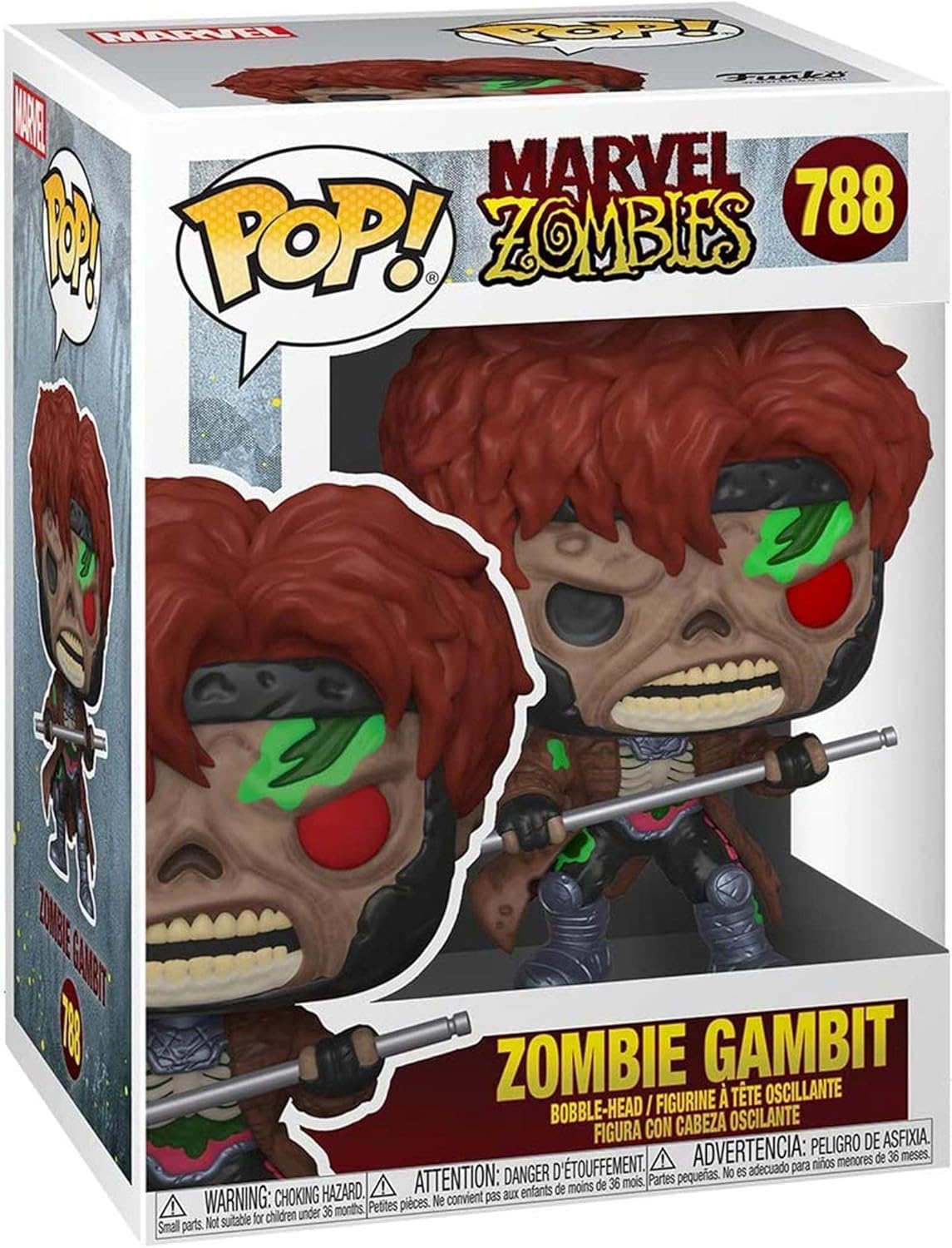 Funko Pop! Marvel Zombies-Gambit - Figurine en Vinyle à Collectionner - Idée de Cadeau - Produits Officiels - Jouets pour Les Enfants et Adultes - Comic Books Fans
