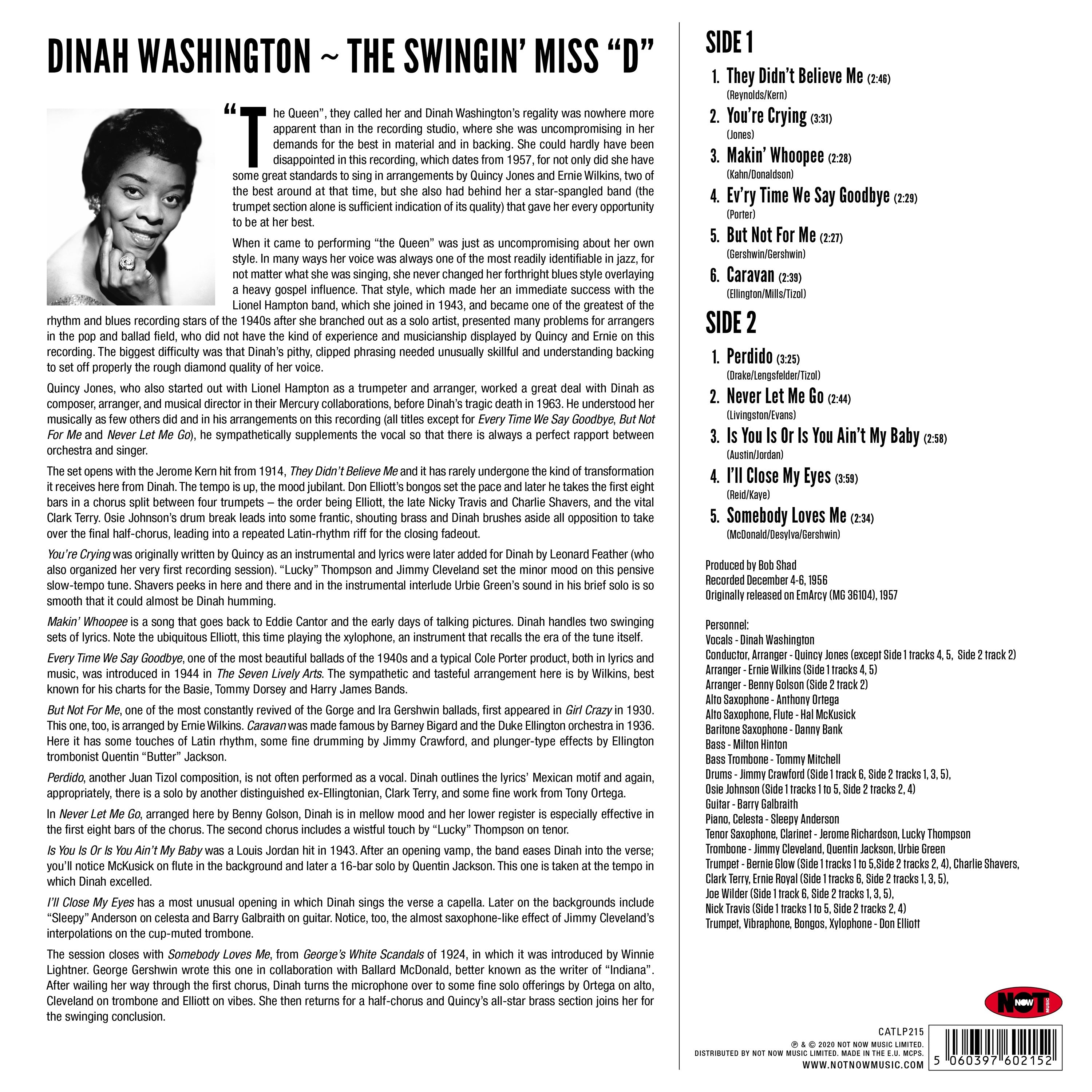 The Swingin' Miss 'D'