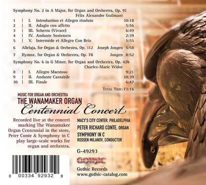 Wanamaker Org Centennial Concert-Music for Org &
