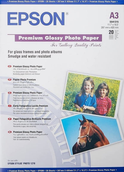 Epson Premium Glossy Photo Paper - Papel fotográfico