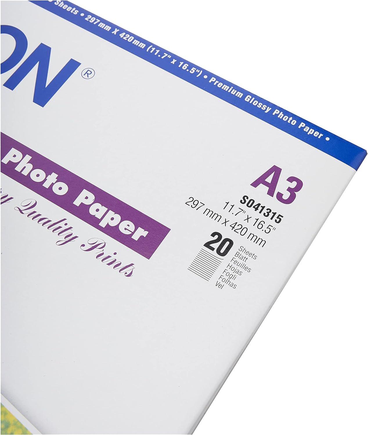 Epson Premium Glossy Photo Paper - Papel fotográfico