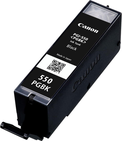 Canon PGI-550 original Tintenpatrone Schwarz für Pixma Inkjet Drucker MX725-MX925-MG5450-MG5550-MG5650-MG6350-MG6450-MG6650-MG7150-MG7550-iP7250-iP8750-iX6850
