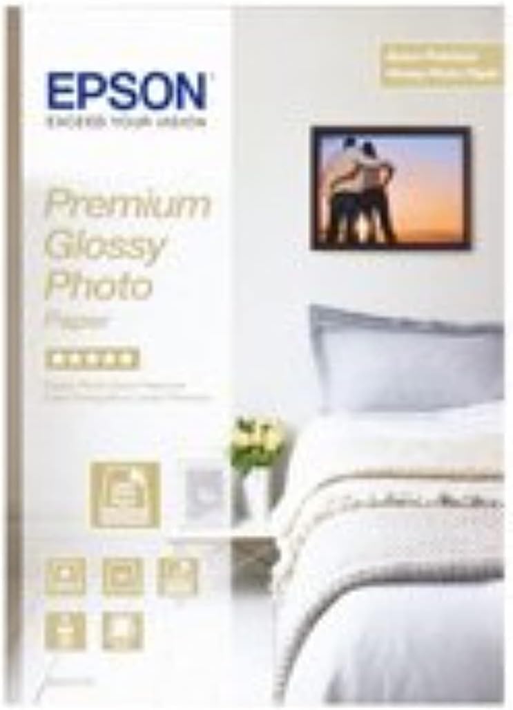 Epson C13S042155 Premium Glossy Photo Paper - Glossy photo paper - A4 (210 x 297 mm) - 15 sheet(s