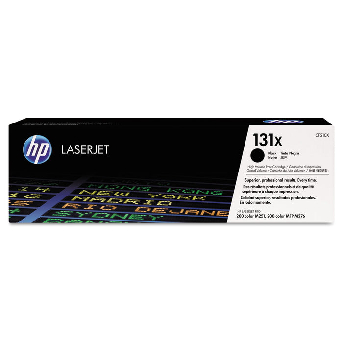 HP CF210X 131X High Yield Original LaserJet Toner Cartridge, Black, Single Pack