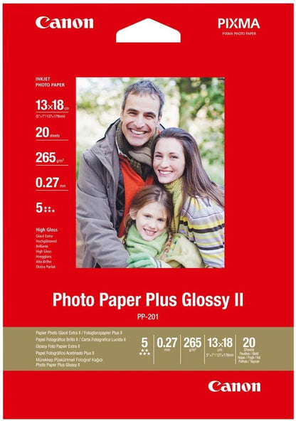 CanonSG2014X6 Original Original 1686B015-100x150mm 50 Sheets Semi-Gloss Photo Paper & Photo Paper Plus Glossy 13 x 18 cm (Pack of 20) 2311B018
