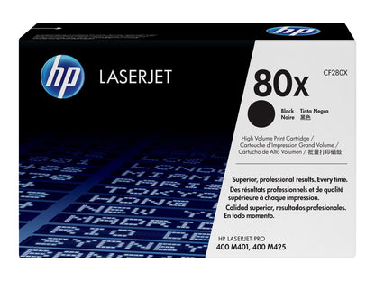 HP CF280X 80X High Yield Original LaserJet Toner Cartridge, Black, Single Pack