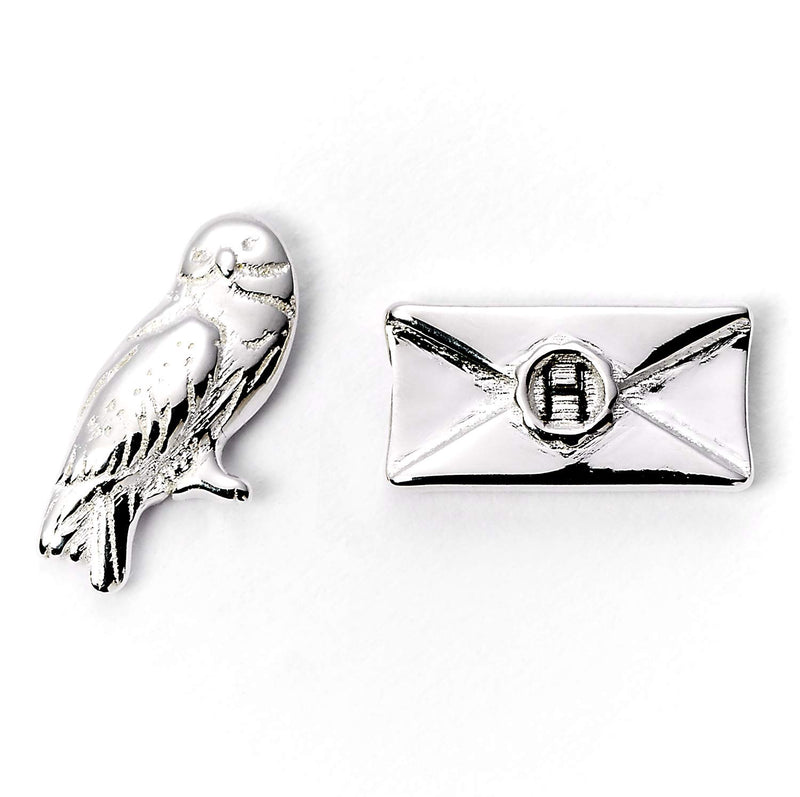 Harry Potter Hedwig & Letter Stud Earrings by The Carat Shop