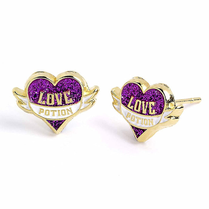 Official Harry Potter Gold plated Love Potion Stud Earrings by The Carat Shop