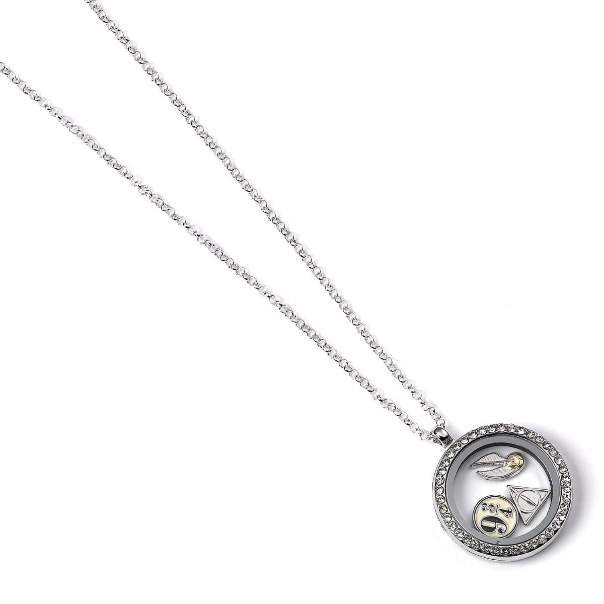 Harry Potter Official Floating Charm Locket Necklace By The Carat Shop
