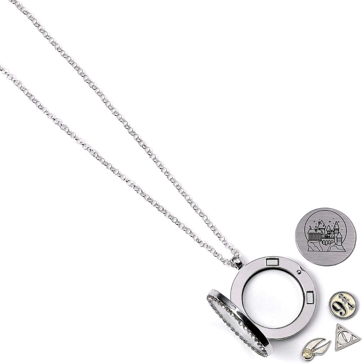 Harry Potter Official Floating Charm Locket Necklace By The Carat Shop