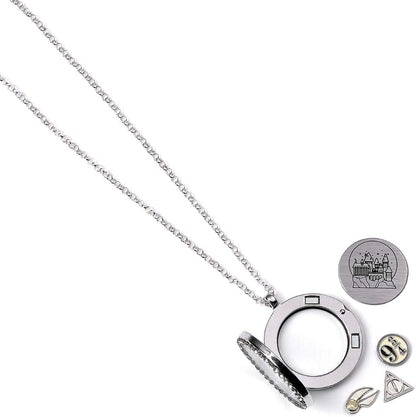 Harry Potter Official Floating Charm Locket Necklace By The Carat Shop