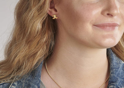 HARRY POTTER Chocogrenouilles Femme Set de Boucles d'oreilles Couleur Or, Alliage Zinc