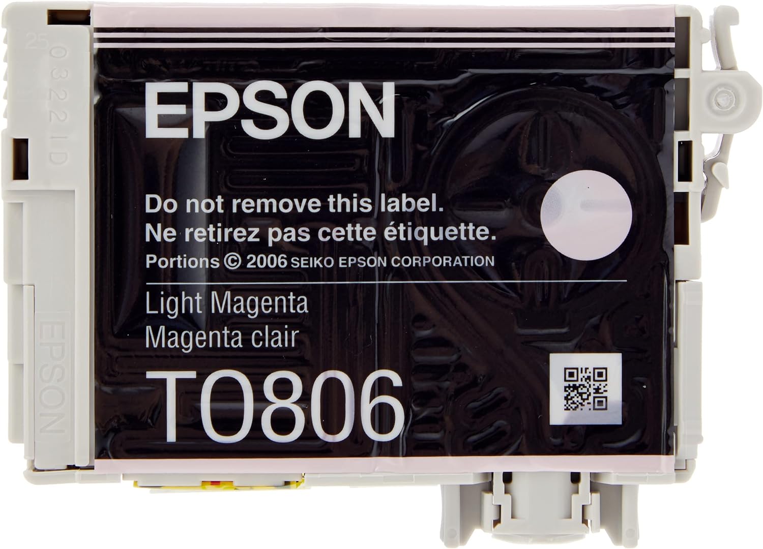 Epson Original C13T08064011 T0806 Light Magenta Ink Cart, Genuine