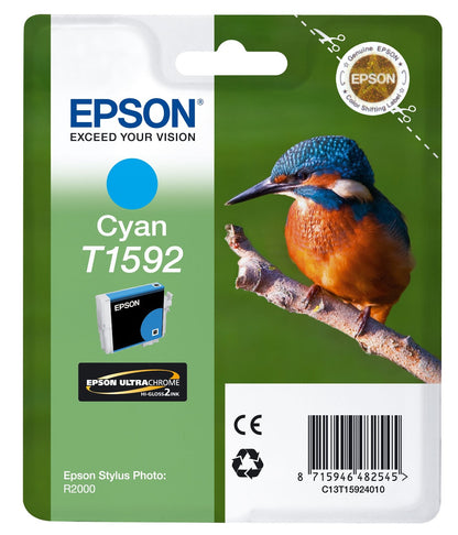 Epson T1592 Tintenpatrone Eisvogel, Singlepack