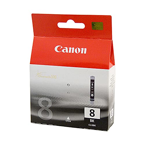 Canon Originaltinte CLI-8 BK, Größe Standard, Schwarz, Recyclebare Verpackung