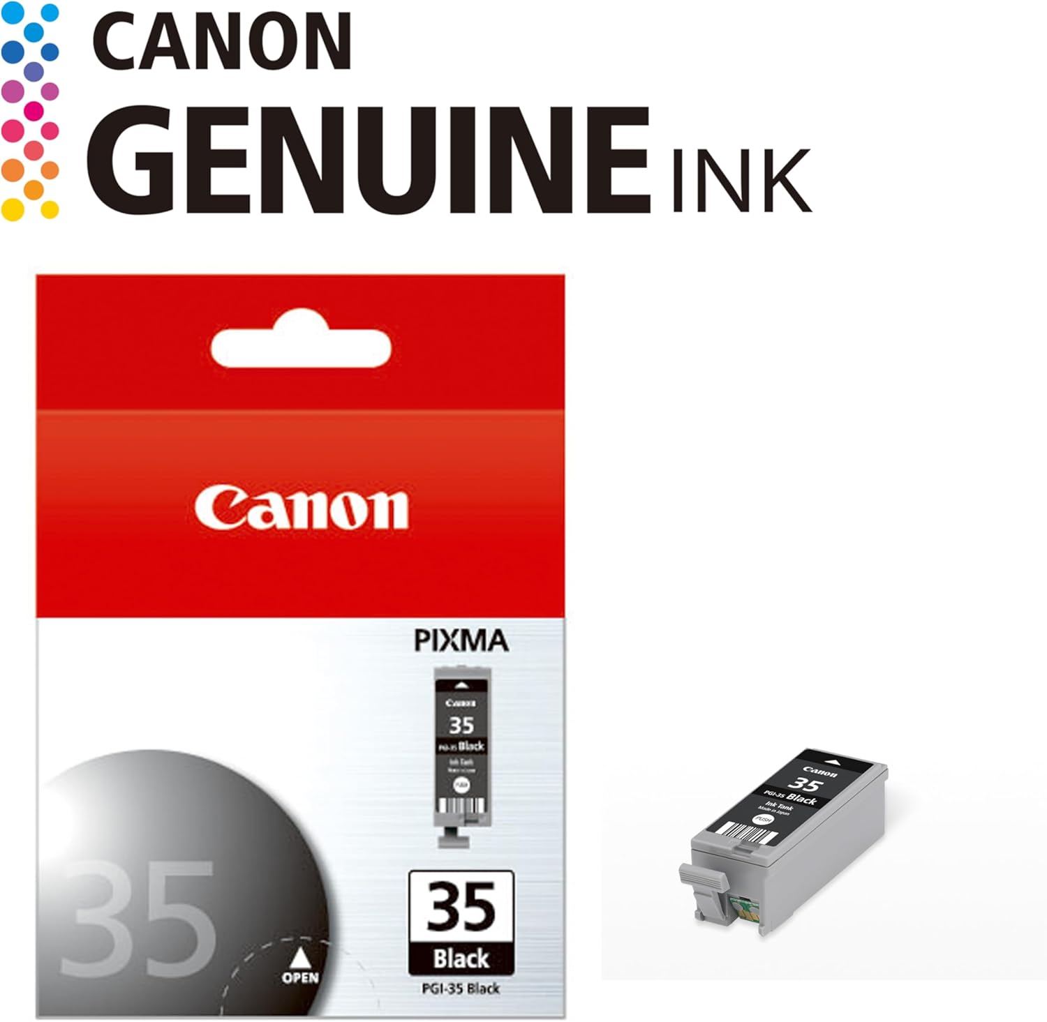 Pgi-35 Blk Black Ink Cartridge