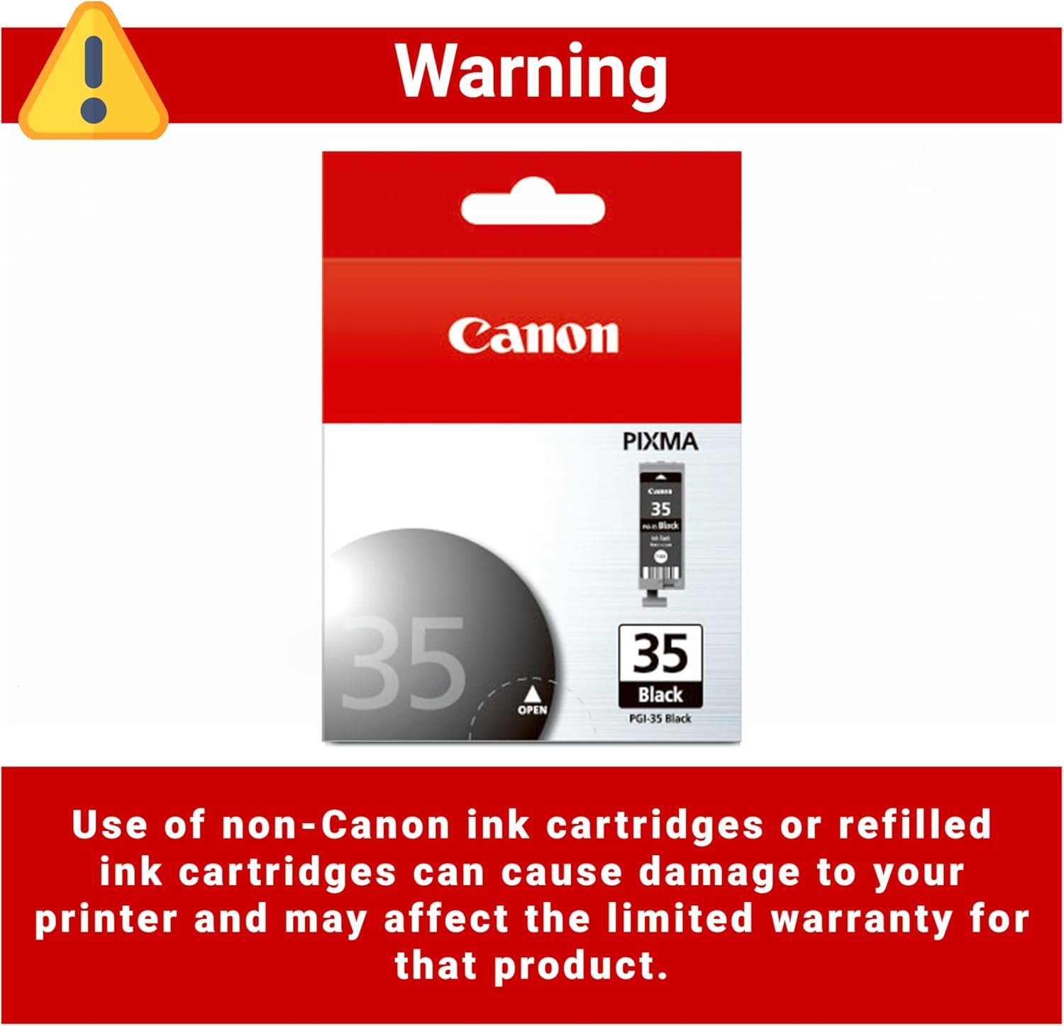 Pgi-35 Blk Black Ink Cartridge