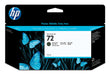 HP 72 Mattschwarz 130 ml Original Druckerpatrone (C9403A) mit originaler HP Tinte für T2300 eMFP, T1300, T1200, T1120, T1100, T1100 MFP, T795, T790, T770, T620, T610 & T600 Großformatdrucker