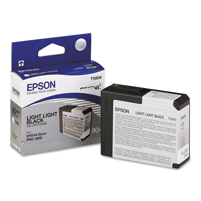Epson T5809 UltraChrome K3 Light Light Black Cartridge Ink