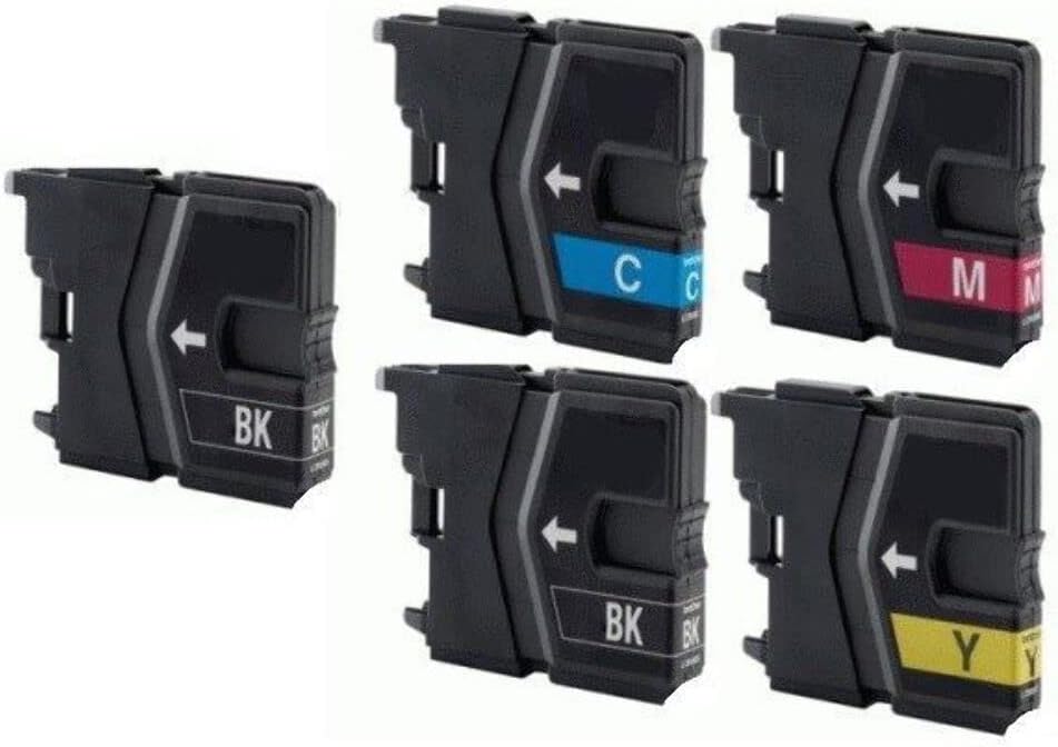 Brother LC985 Value Pack Original Tintenpatronen (für Brother DCP-125C, DCP-140W, DCP-315W, DCP-515W, MFC-J220, MFC-J265W, MFC-J410, MFC-J415W) CMYB 4 PACK Multi-pack
