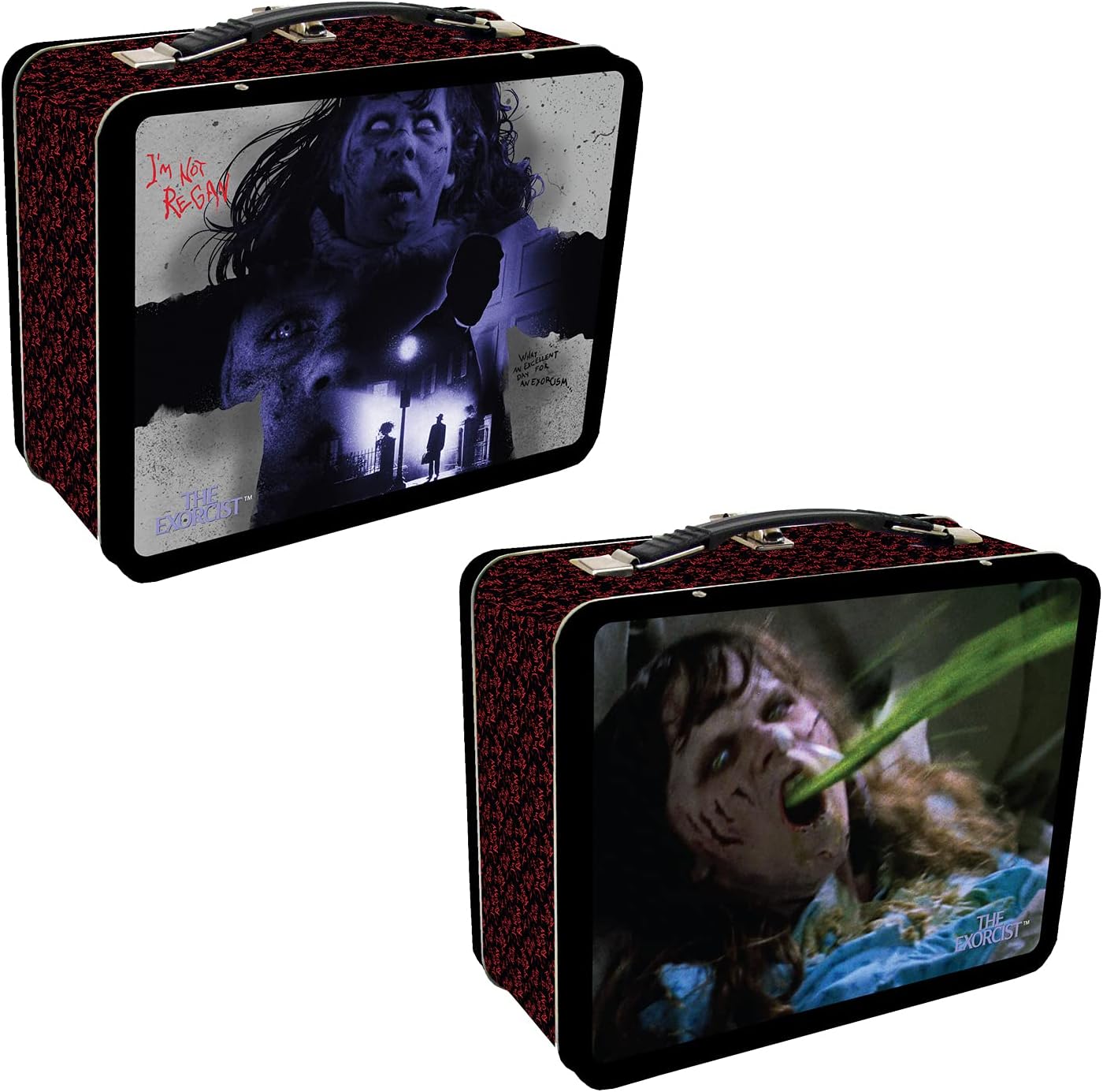 Factory Entertainment The Exorcist Tin Tote, Red, Black