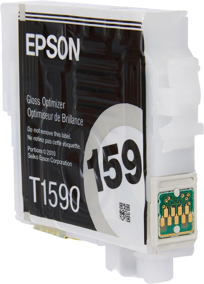 Epson T1590 Gloss Optimiser, Ink Optimiser Cartridge, Multi-coloured, Genuine