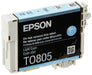 Epson T0805 Light Cyan Hummingbird Genuine Ink, Claria Photo HD Ink Cartridge