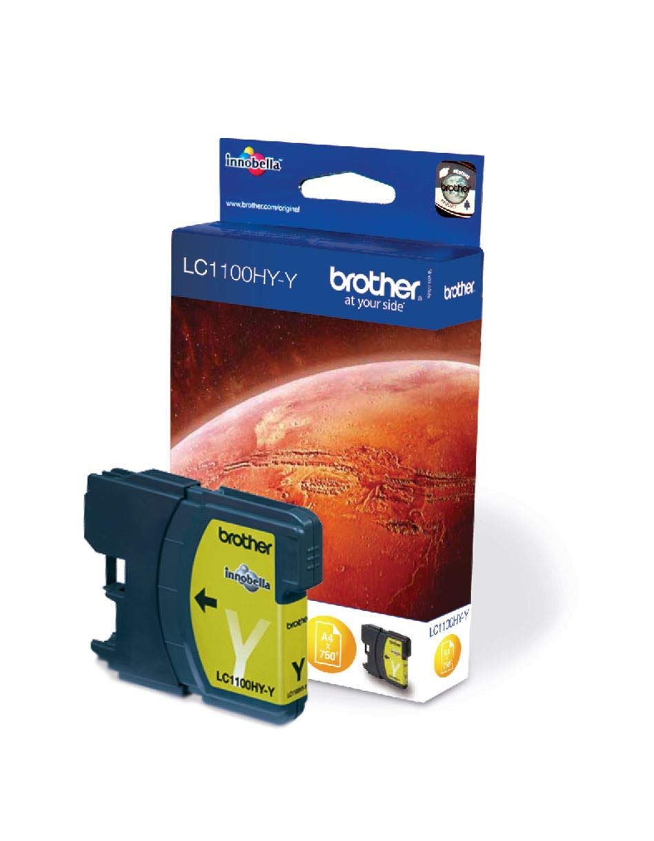 Brother LC1100HYY - High Yield - yellow - original - ink cartridge - for Brother DCP-6690CW, MFC-5890CN, MFC-5895CW, MFC-6490CW, MFC-6890CDW, Justio MFC-5890CN