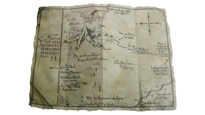 THE HOBBIT: AN UNEXPECTED JOURNEY : THORIN'S MAP - ART PRINT
