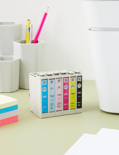 Epson T0807 Hummingbird Genuine Multipack, 6-colours Claria Photo HD Ink Cartridges