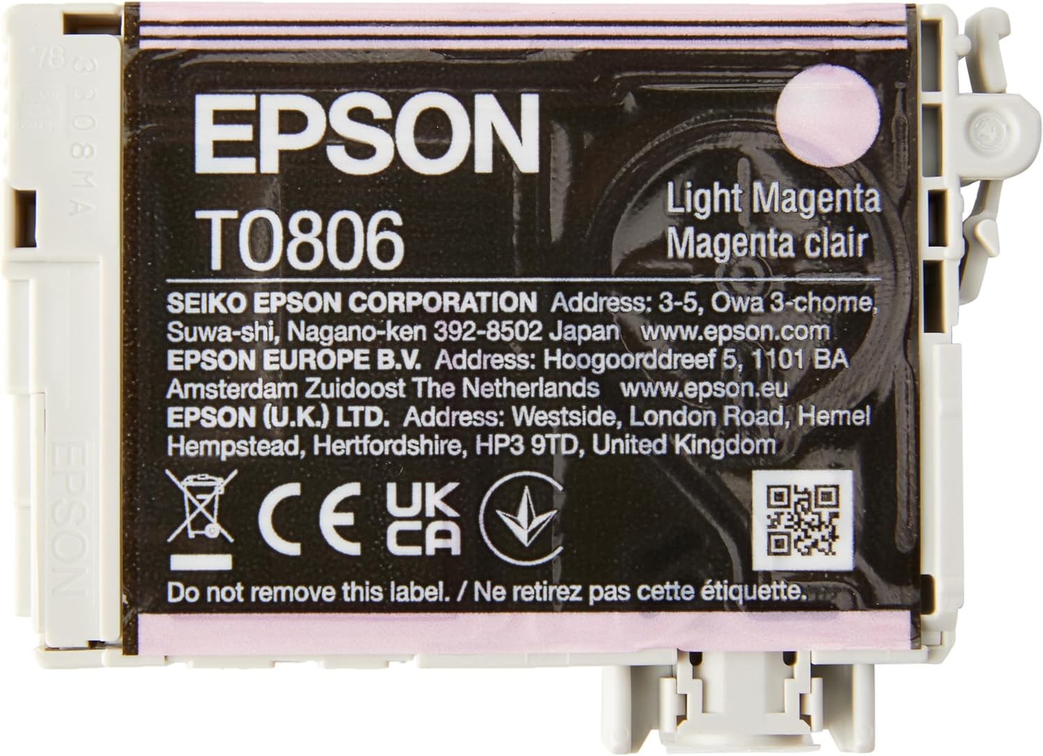 Epson T0807 Hummingbird Genuine Multipack, 6-colours Claria Photo HD Ink Cartridges