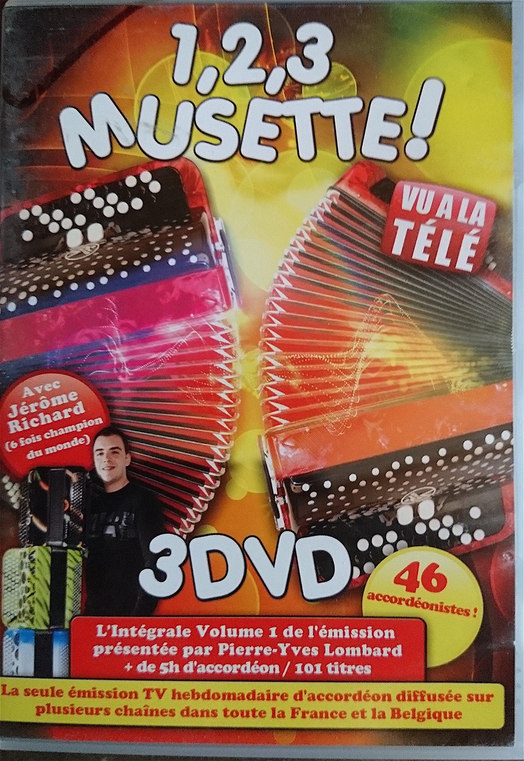 DVD Accordéon 1, 2, 3 Musette (Volume 1+2+3)