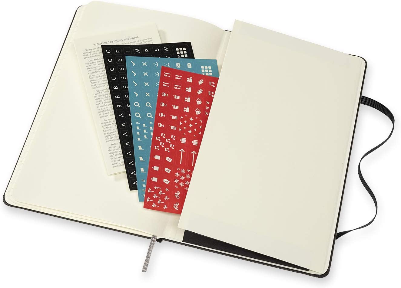 Moleskine - 18-Month Monthly Planner/Diary, Monthly Planner 2021/2022, Monthly Planner with Hard Cover and Elastic Closure, Size Large 13 x 21 cm, Colour Black, 128 Pages Hard Cover Large