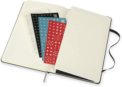 Moleskine - 18-Month Monthly Planner/Diary, Monthly Planner 2021/2022, Monthly Planner with Hard Cover and Elastic Closure, Size Large 13 x 21 cm, Colour Black, 128 Pages Hard Cover Large
