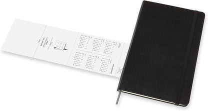 Moleskine - 18-Month Monthly Planner/Diary, Monthly Planner 2021/2022, Monthly Planner with Hard Cover and Elastic Closure, Size Large 13 x 21 cm, Colour Black, 128 Pages Hard Cover Large
