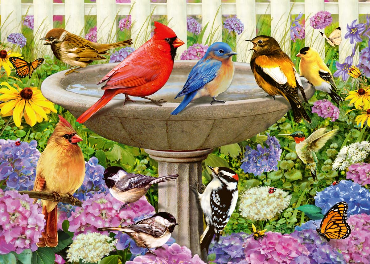 Ravensburger-En la Piscina para pájaros Rompecabezas, Multicolor (16793