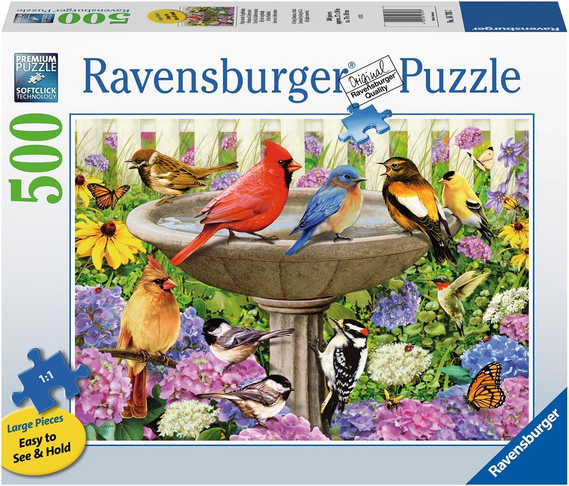 Ravensburger-En la Piscina para pájaros Rompecabezas, Multicolor (16793