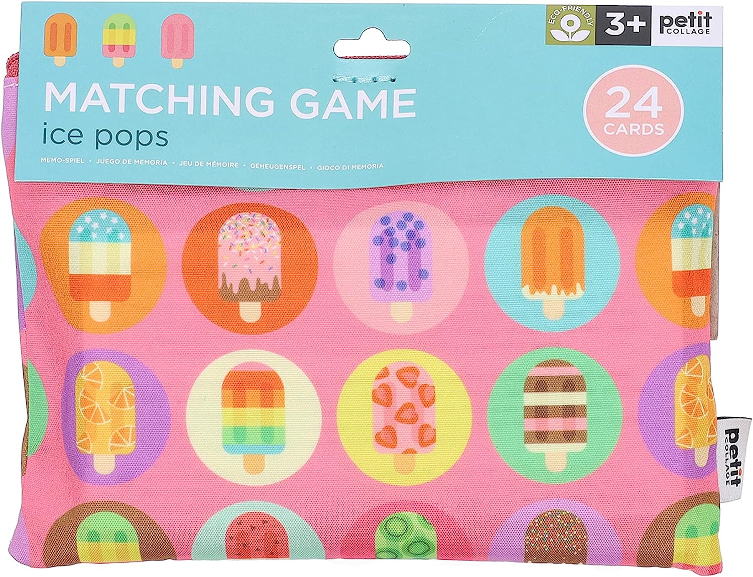 Petit Collage PTC593, Ice Pops Matching Game
