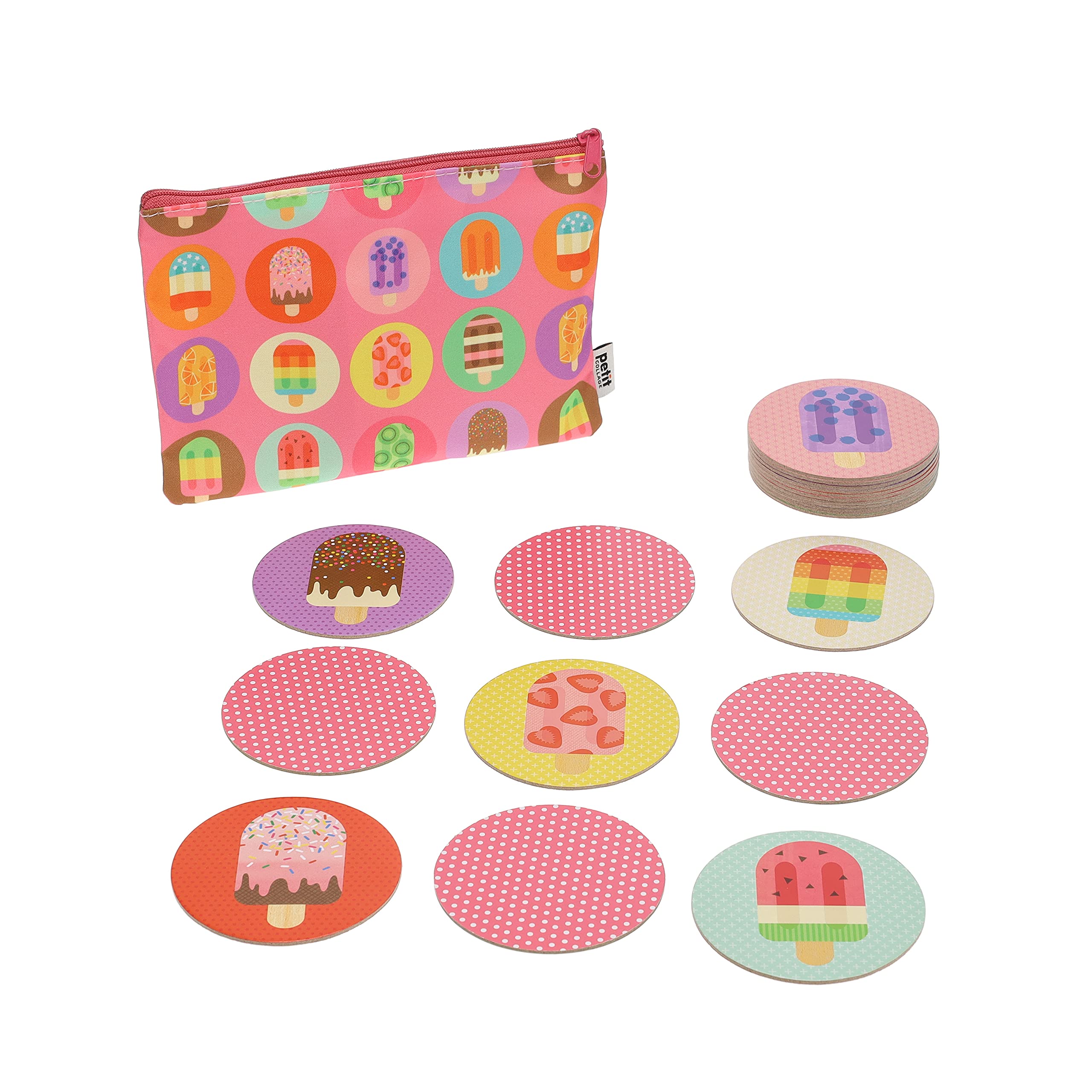 Petit Collage PTC593, Ice Pops Matching Game