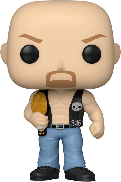 Funko POP! WWE: SC Stone Cold Steve Austin Austin With Belt - Collectable Vinyl Figure - Gift Idea - Official Merchandise - Toys for Kids & Adults - Sports Fans - Model Figure for Collectors