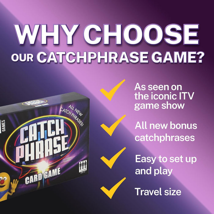 Catch Phrase TV Show Card Game